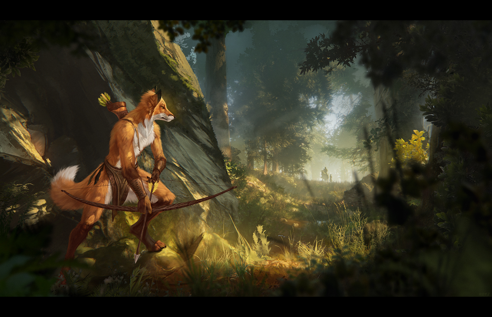 My approach to draw a forest